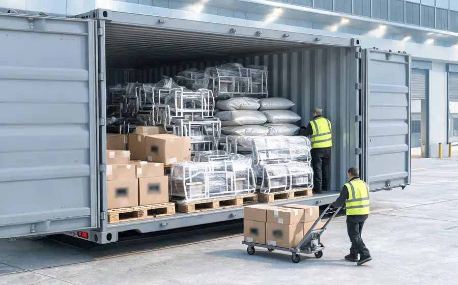 Outdoor furniture export container loading guide