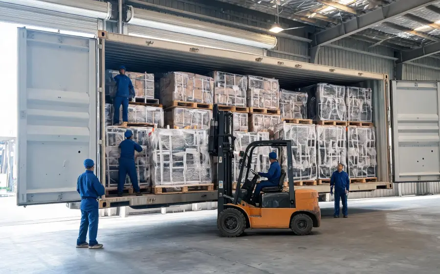 Container loading for outdoor furniture export
