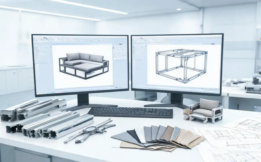 Outdoor furniture engineering CAD review