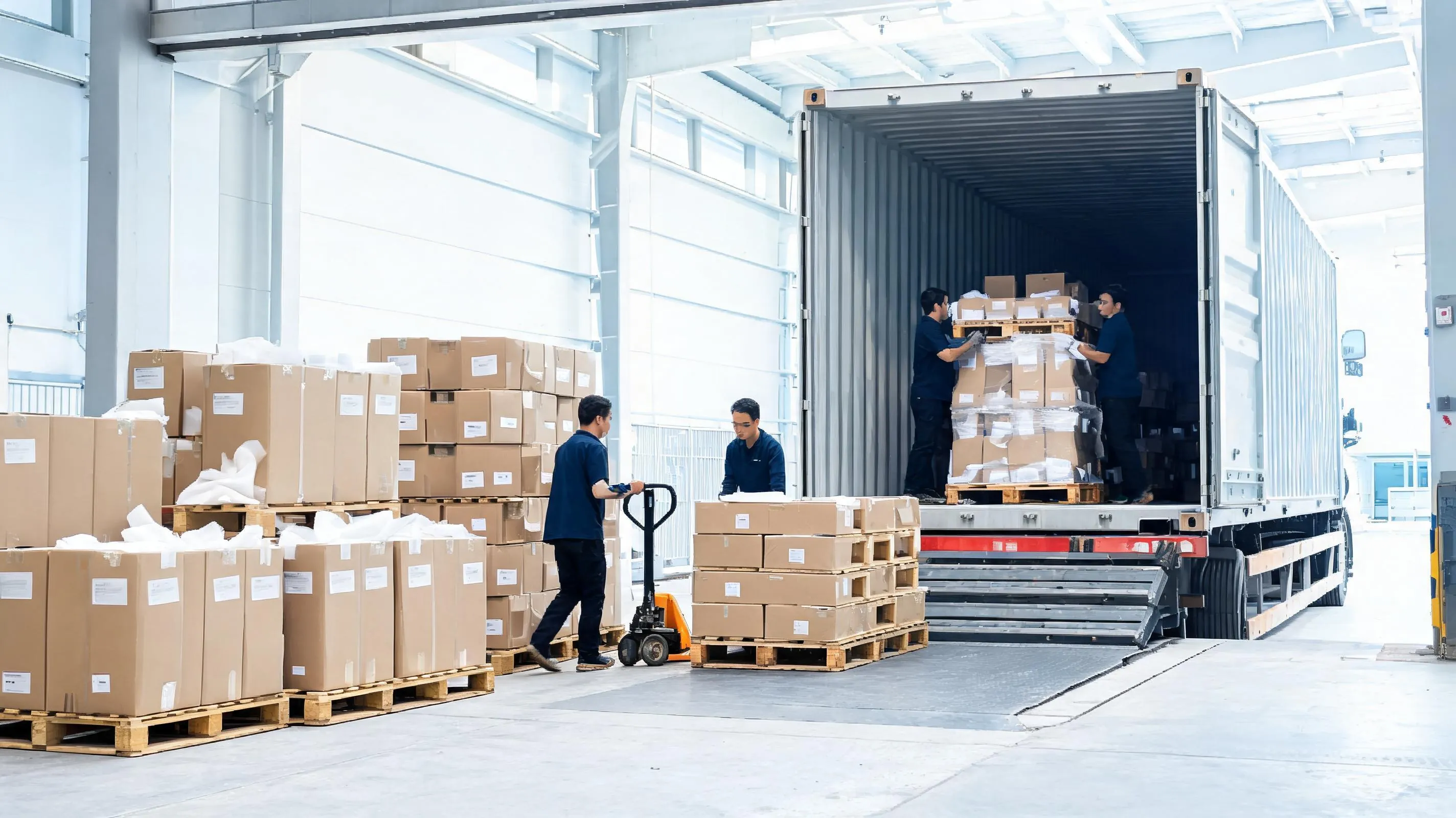 Outdoor furniture export packing and loading