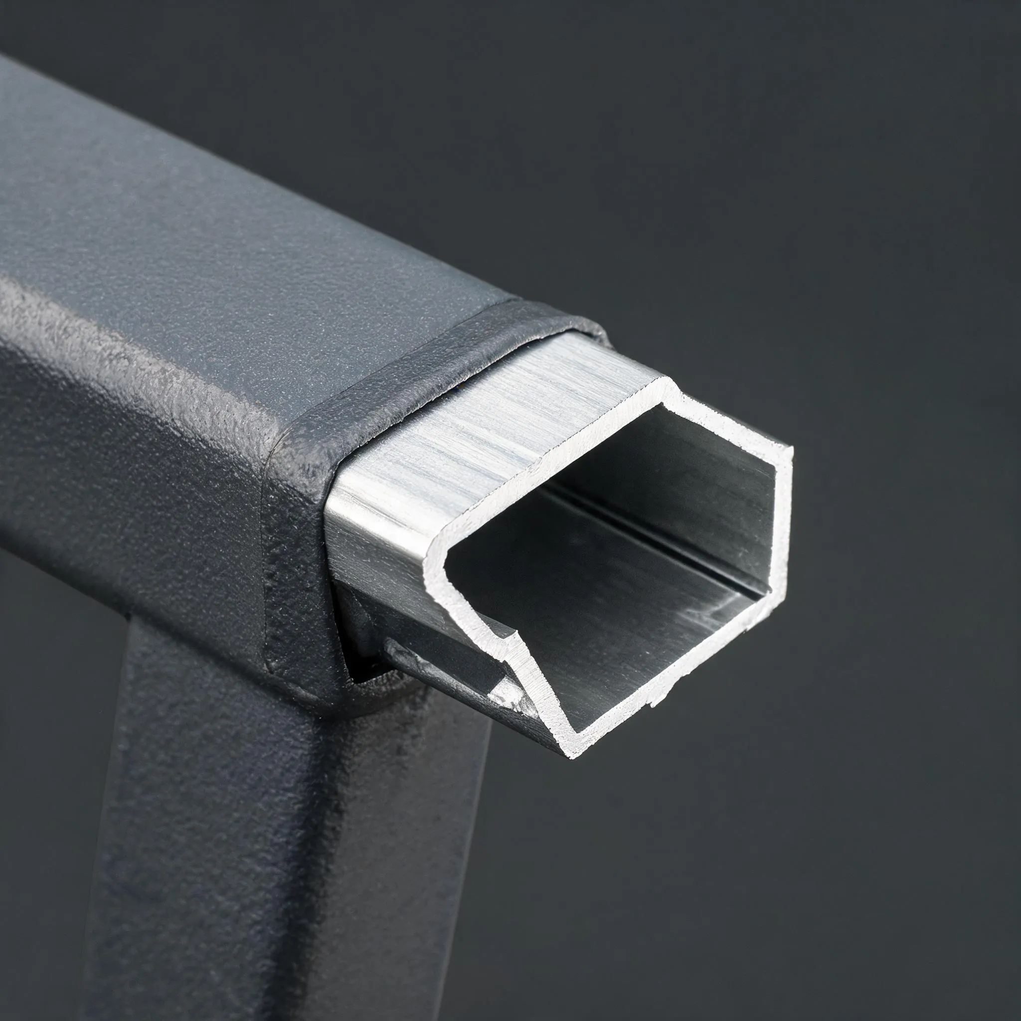 Marine-grade aluminum detail