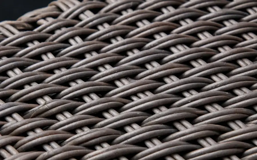 PE rattan close-up