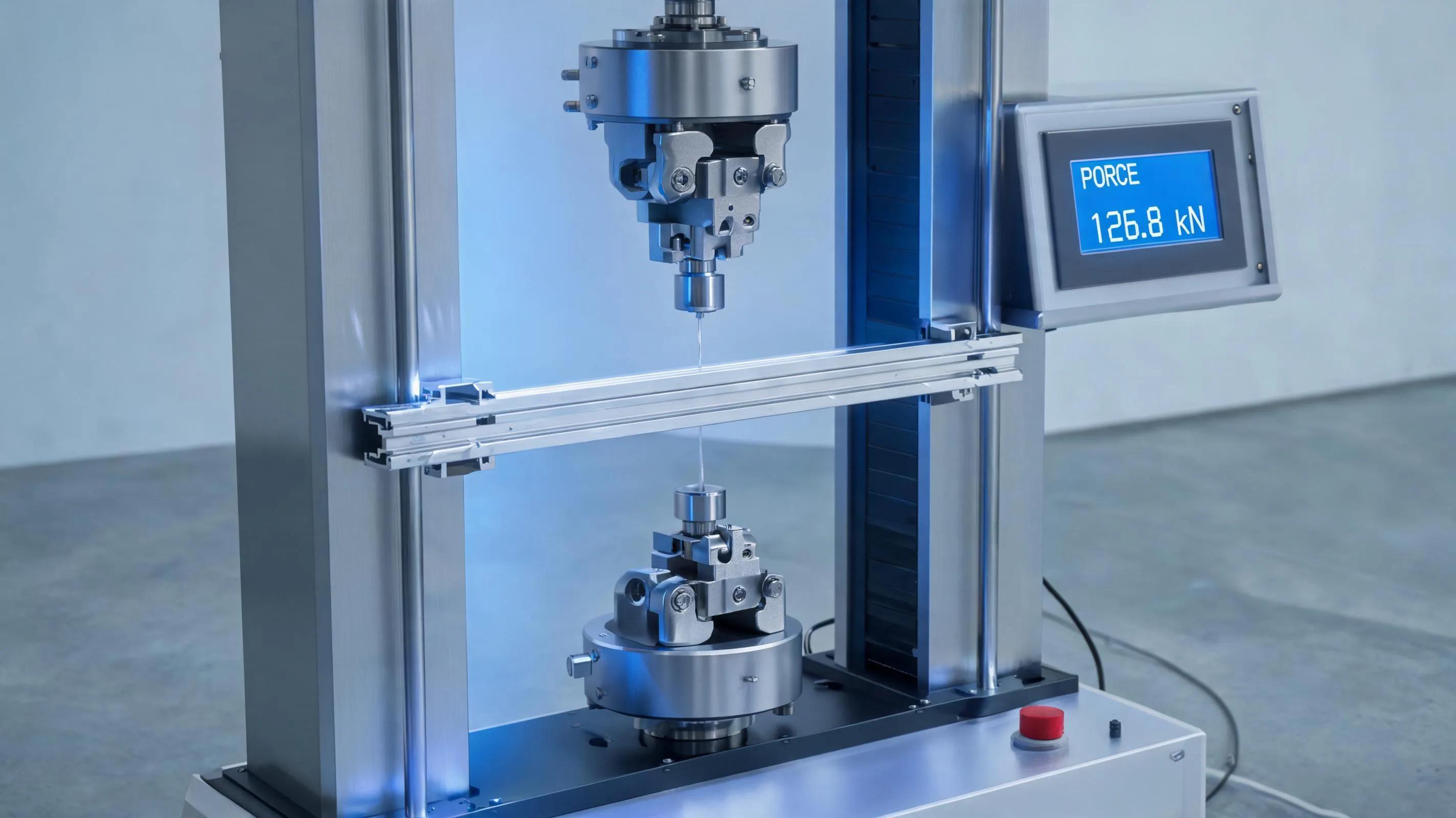 Universal tensile strength testing machine for outdoor furniture aluminum