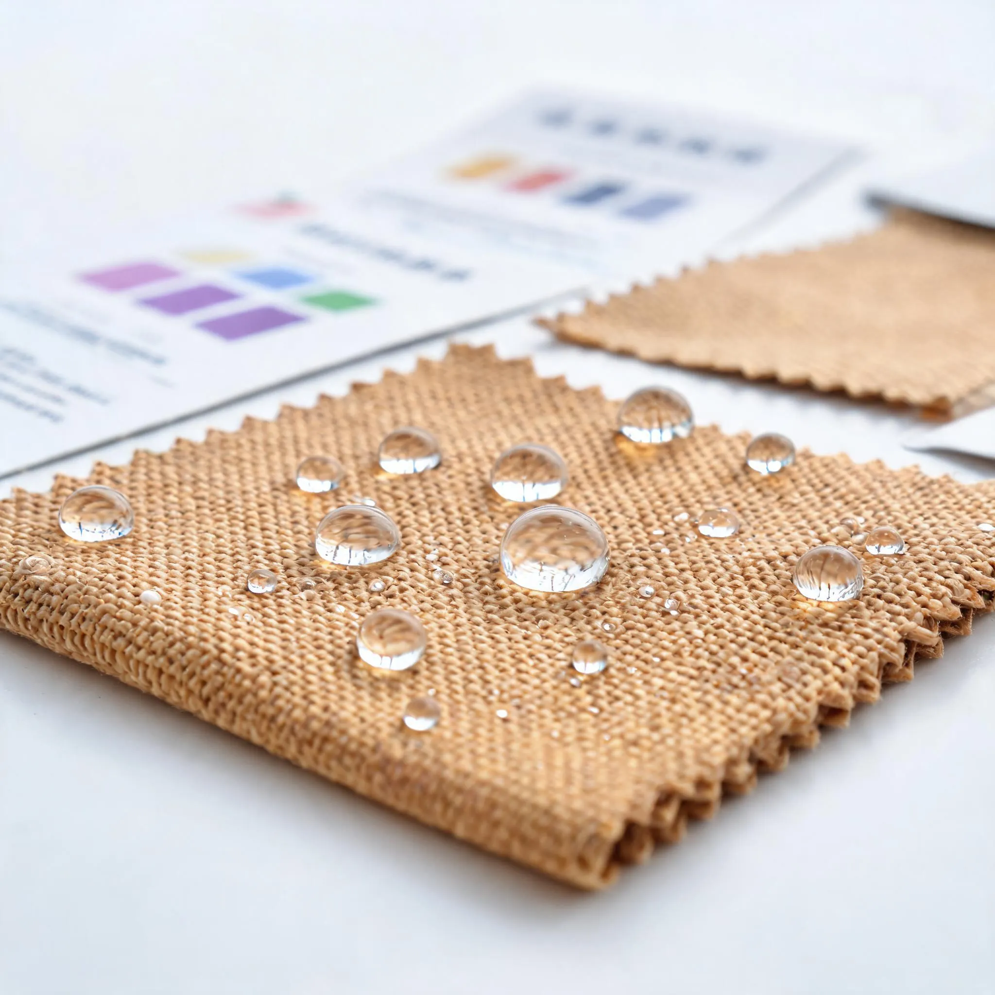 Outdoor fabric water repellency test