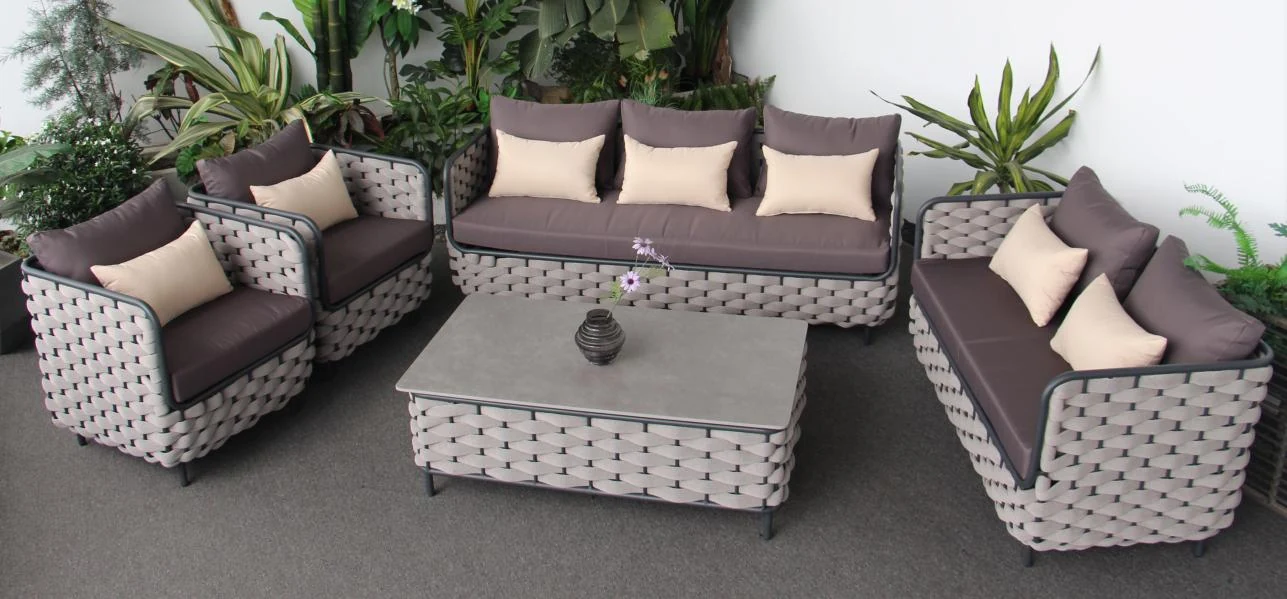 SV-F0265 Aluminum Outdoor Sofa and Table Collection