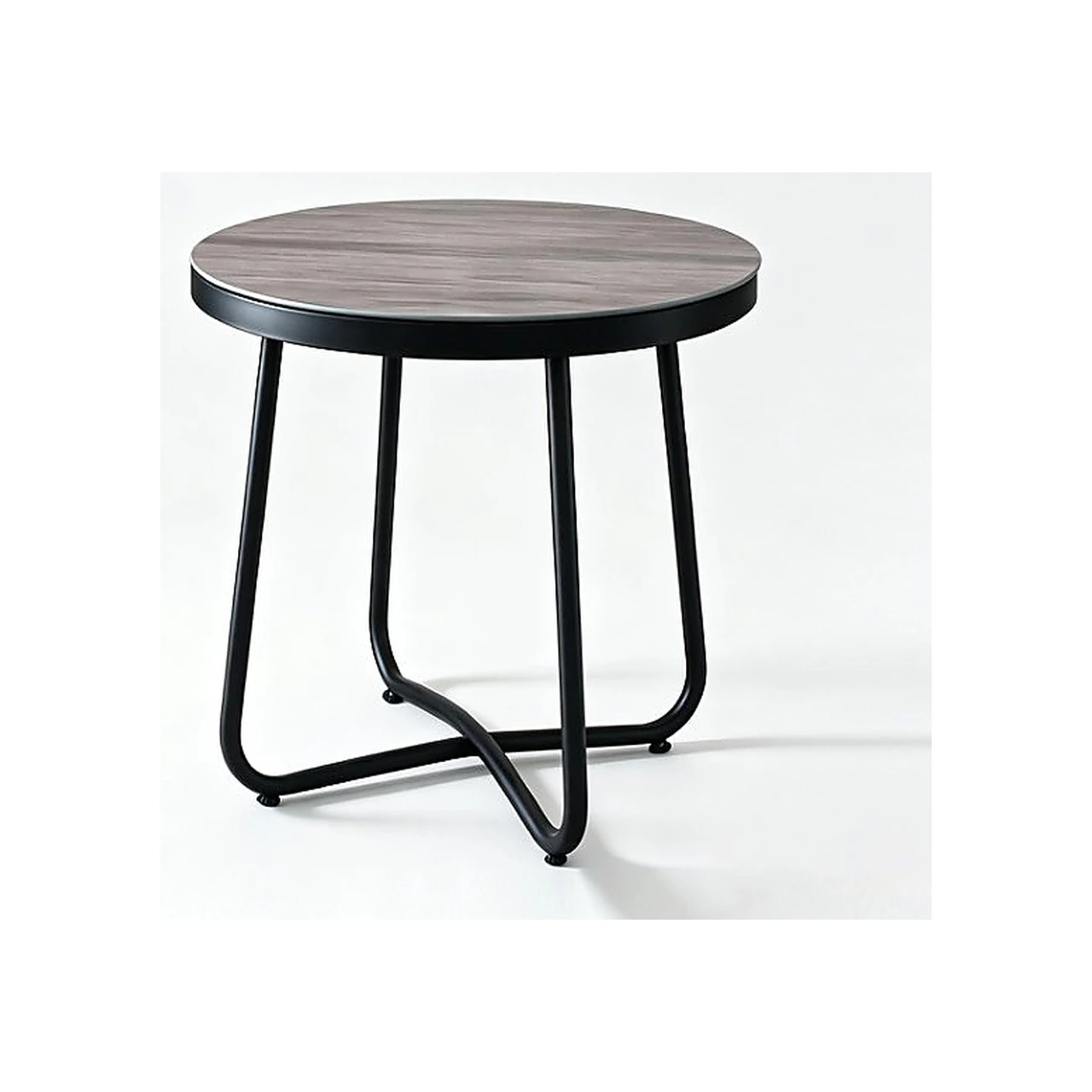 SV-S0015 Round Metal-Frame Side Table