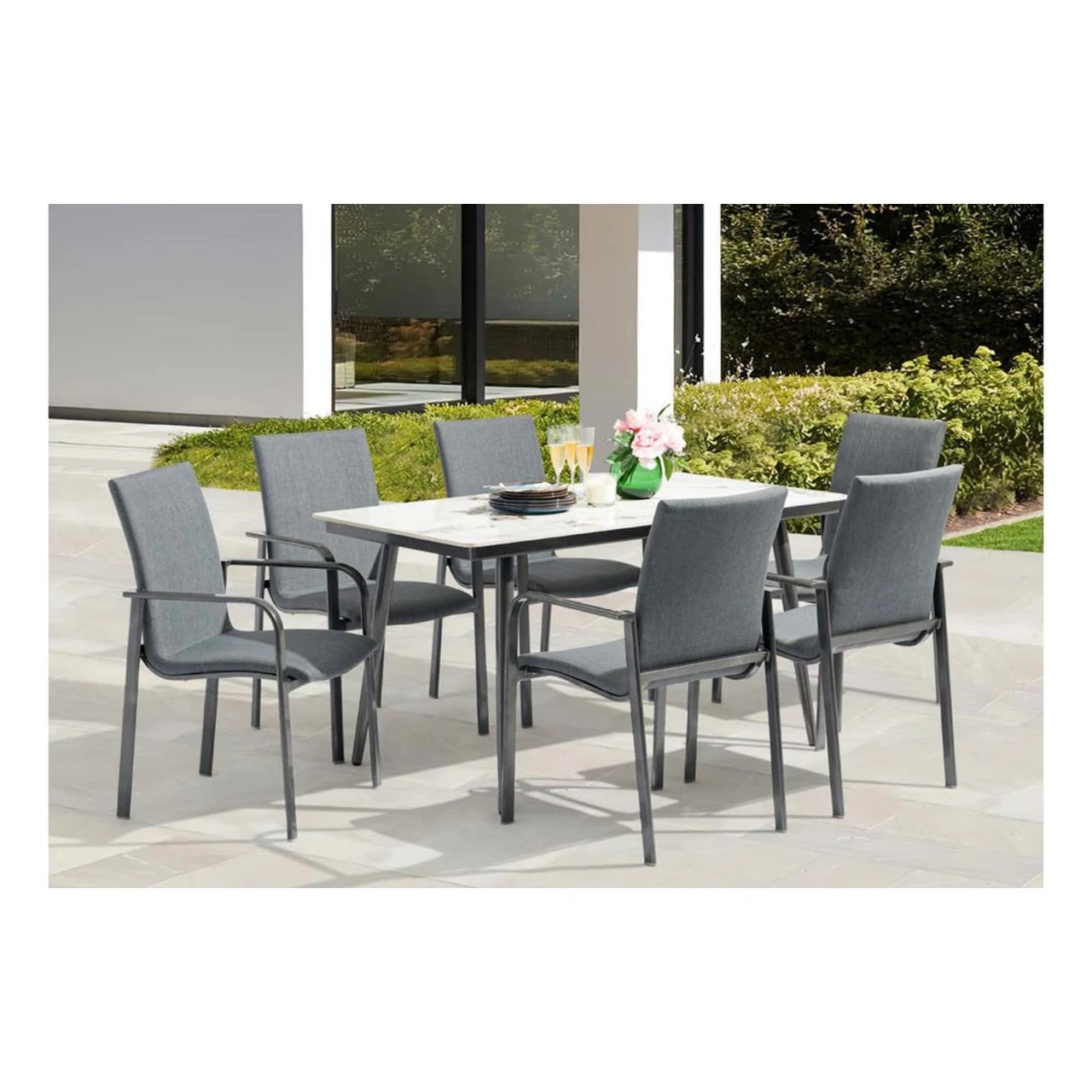 SV-S0044 140 cm Outdoor Dining Set