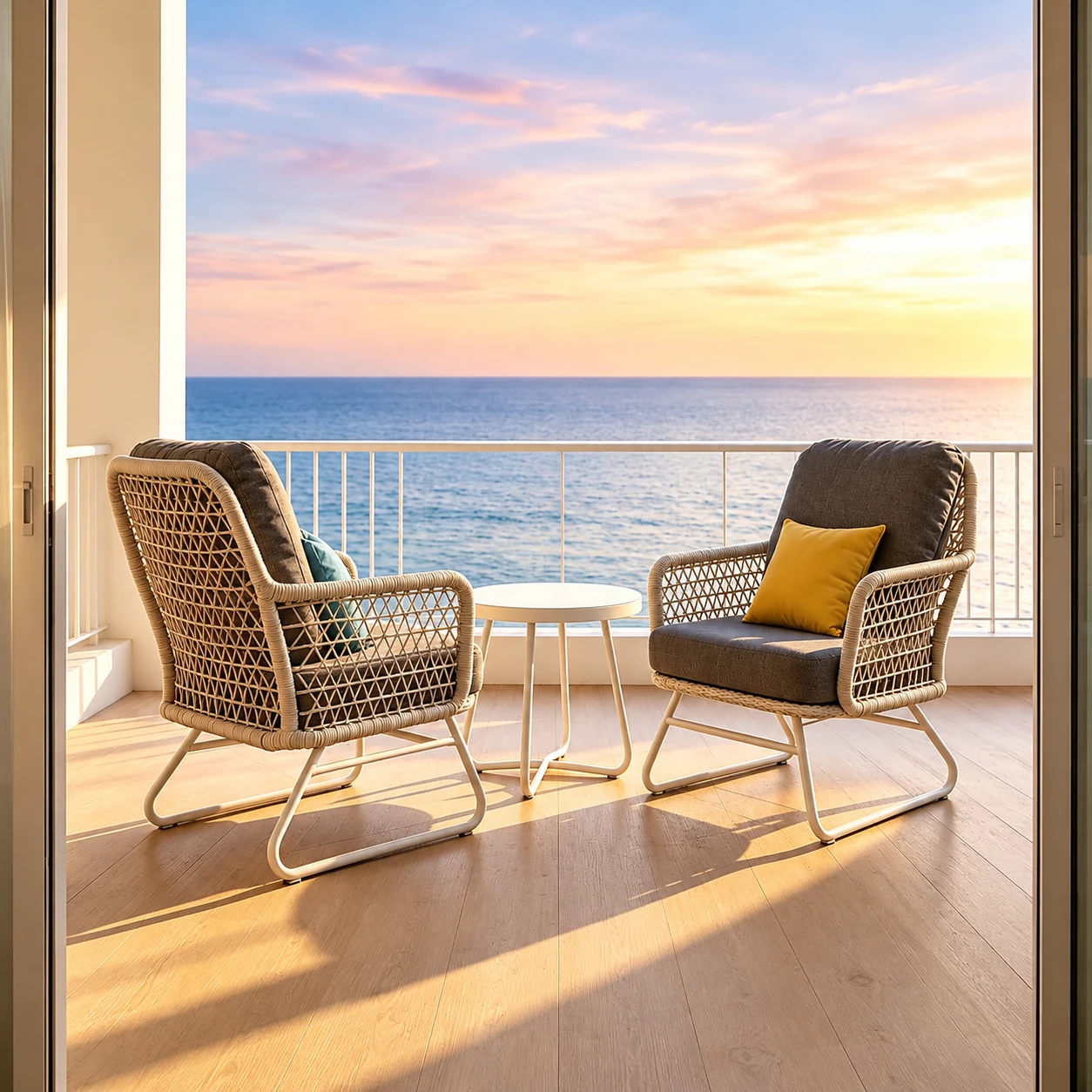 SV-S0068 Crisscross-Back Outdoor Lounge Chair