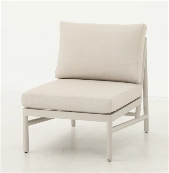 SV-S0087 Modular Woven Outdoor Seating Collection — Armless seat module option