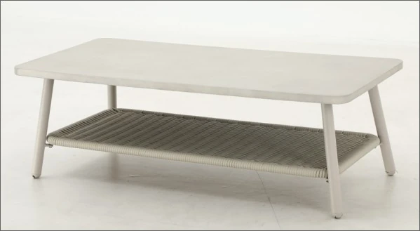 SV-S0087 Modular Woven Outdoor Seating Collection — Coffee table option