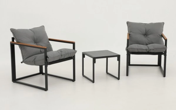SV-S0132 Warm-Arm Patio Chair Pair — Lounge chair option