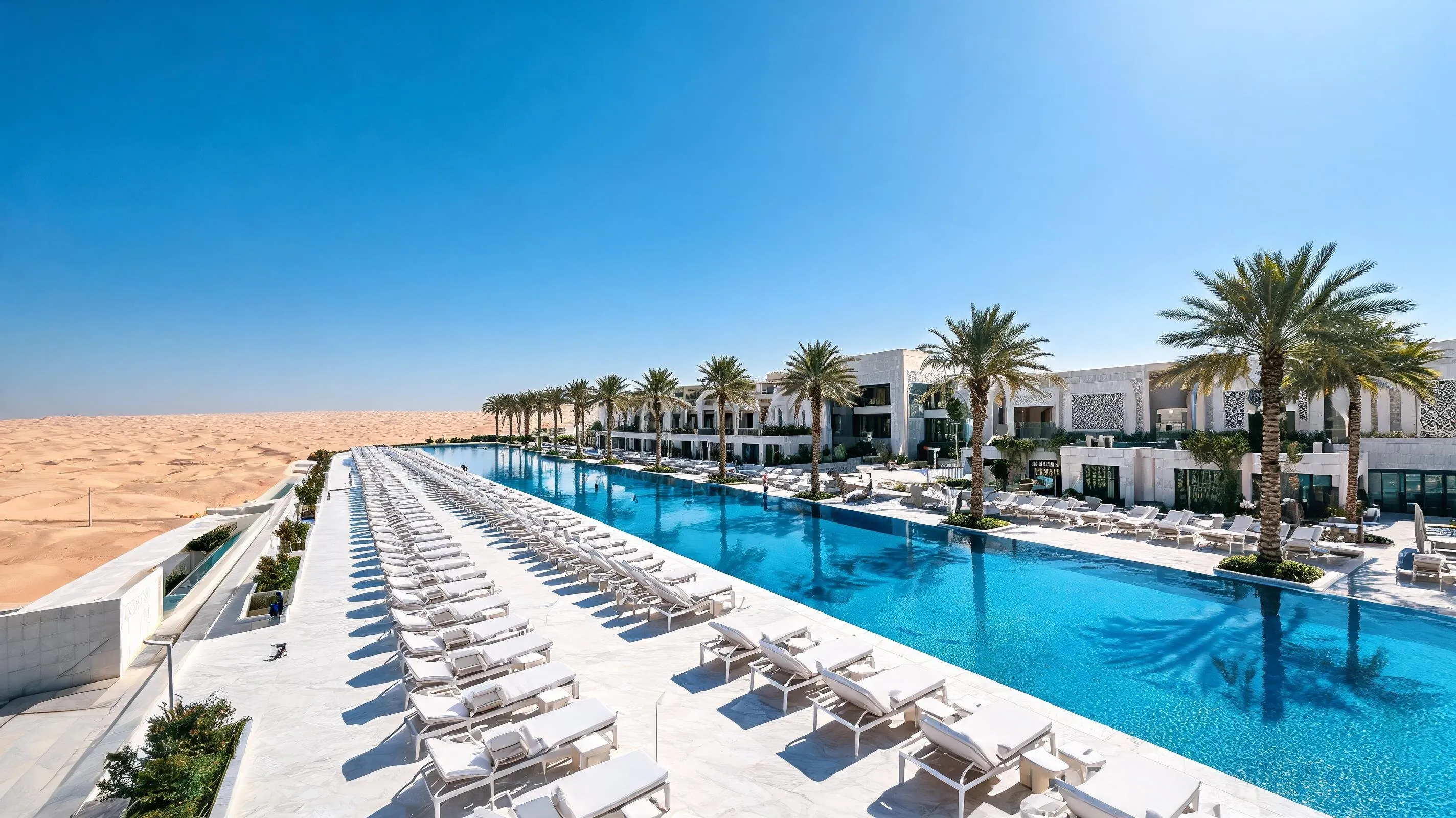 Middle East luxury resort poolside furniture project