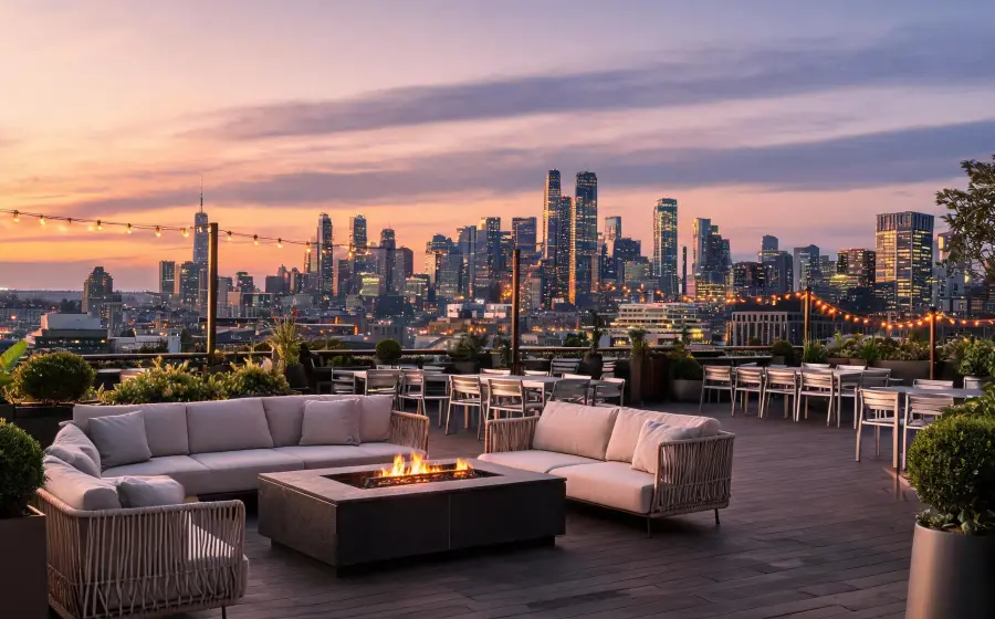 North American rooftop hospitality project